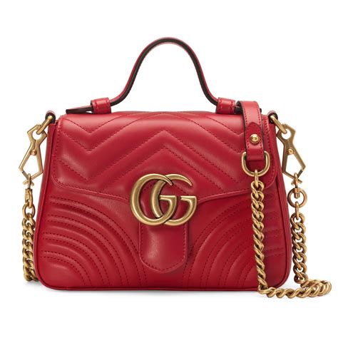 gucci gg marmont mini bag red|GG Marmont small shoulder bag.